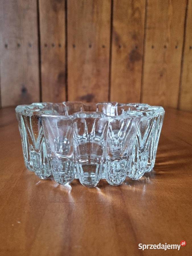 Szklana popielniczka Drost Warszawa sprzedam