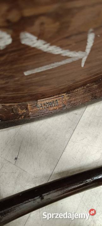 krzesło krzesła Thonet stare gięty buk A14 Radomsko