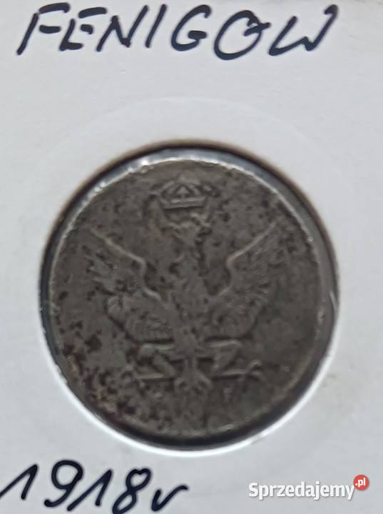 20 Fenigów Królestwo Polskie 1918 r Konin