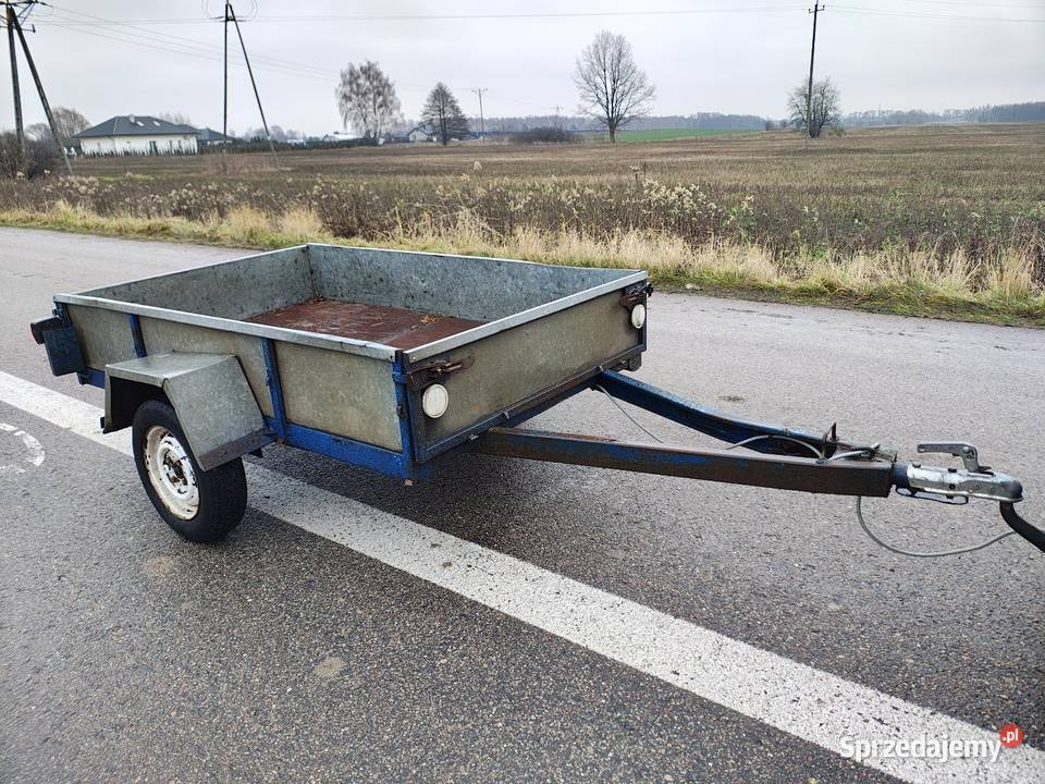 Przyczepka lekka zarejestrowana mazowieckie Płońsk