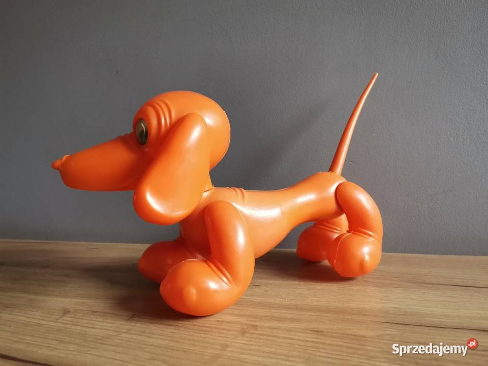 Stara kultowa zabawka Jamnik Zezolek PRL 1970 Antyki, Sztuka, Kolekcje śląskie Siemianowice Śląskie