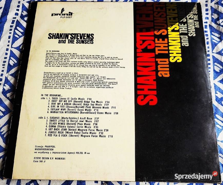 Shakin Stevens And The Sunsets In The Beginning kujawsko-pomorskie Chełmno