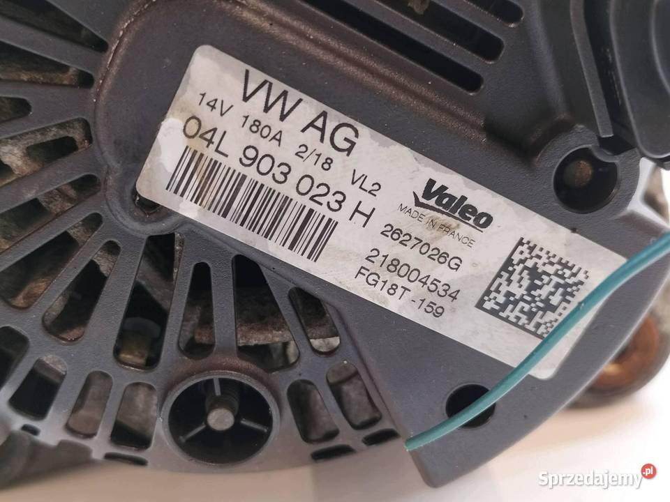 ALTERNATOR 04L903023H 20 TDI VW Volkswagen świętokrzyskie