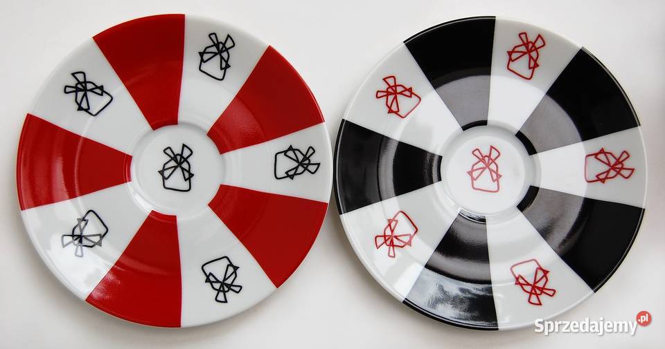 Filiżanki espresso Moulin Rouge porcelana wielokolorowy