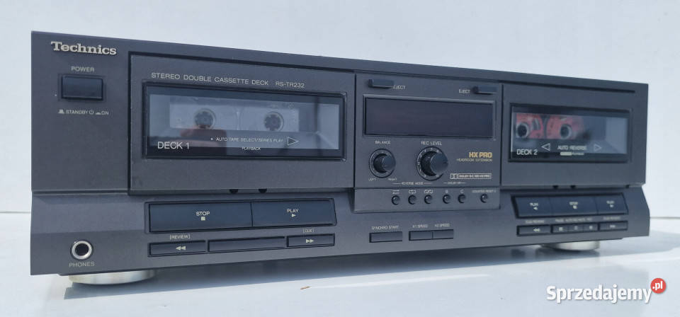 Technics magnetofon dwukasetowy RSTR232 RS TR