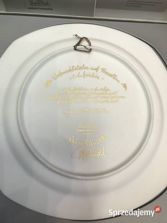 Talerz Rosenthal Bjrn Wiinblad Kolędy na Kielce