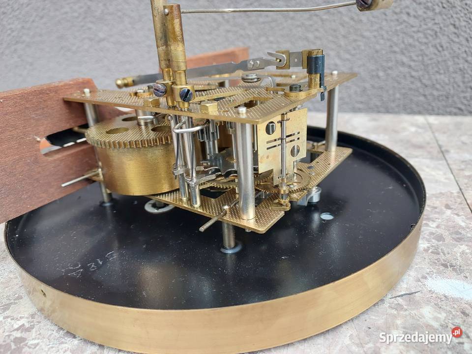 Stary zegar ścienny Junghans 1952r sprawny film ścienny pomorskie