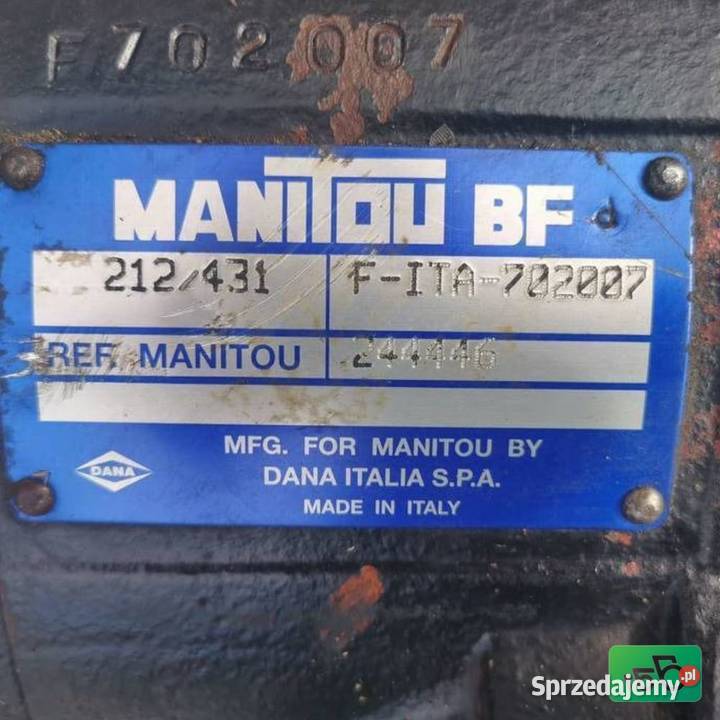 Dyferencjał 11x35 Spicer 244446 Manitou MLT 845 Wilkowo