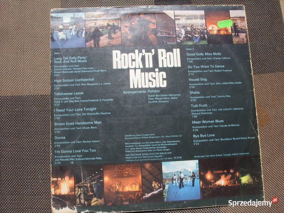 Winyl LP PUHDYSROCK N ROLL Amiga 1976 r sprzedam