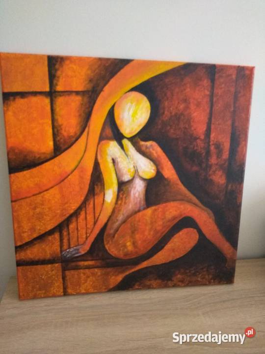 Obraz ręcznie malowany 40x40 Nowy Sącz