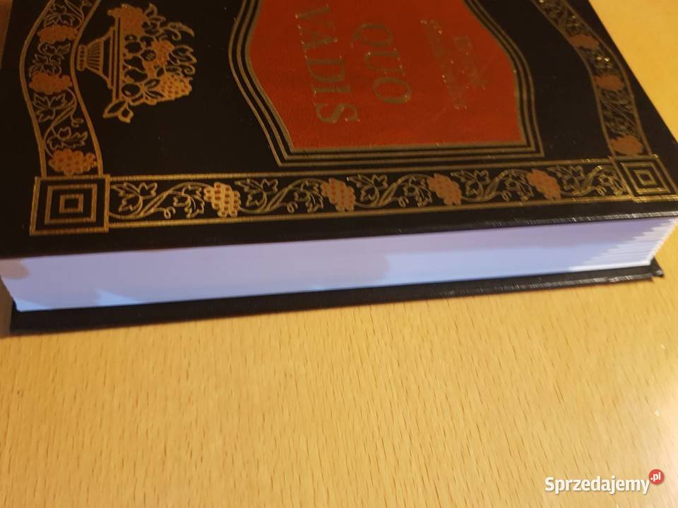 SIENKIEWICZ HENRYK QUO VADIS złota oprawa Książki i Podręczniki Kielce sprzedam