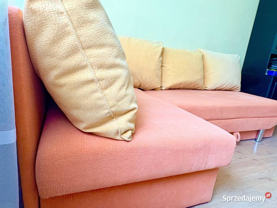 Sofa Kanapa Narożna W Stylu Skandynawskim 74cm wielkopolskie