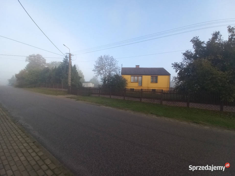 sprzedam dom z działką o powierzchni 10 metrów asfalt mazowieckie Kuflew sprzedam