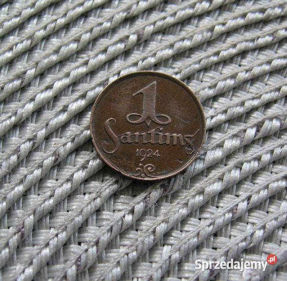 Łotwa 1 Santim 1924r Kalisz sprzedam