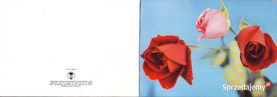 Kart koresp Róże śląskie Gliwice sprzedam