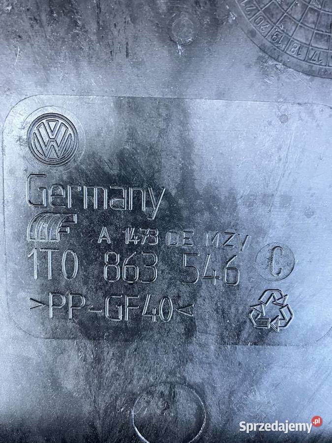 VW TOURAN Wkład styropian bagażnika 1T0012109 dolnośląskie Kłodzko