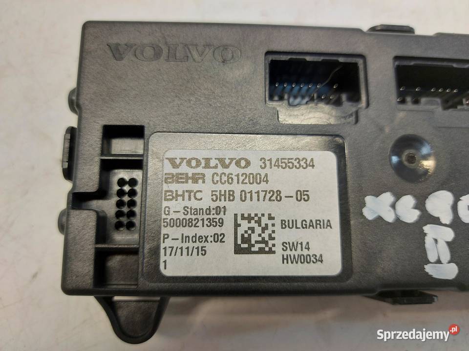 VOLVO XC90 II D5 Moduł sterownik klimatyzcji osobowe
