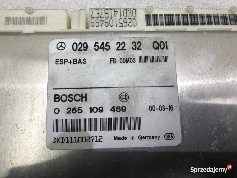 STEROWNIK ESPBAS MERCEDES EKLASA W210 0295452232