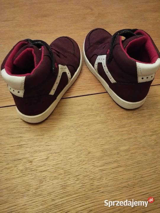 Bordowe buty kostkę Gorzów Wielkopolski sprzedam