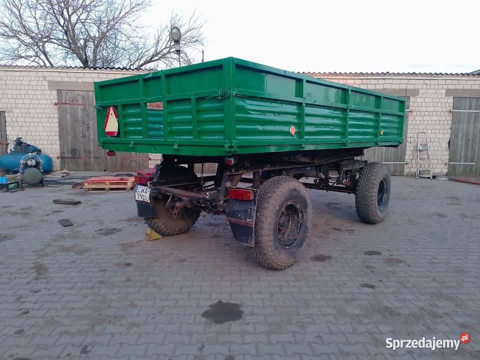 Przyczepa rolnicza D55 autosan wywrot 3stronny Wąbrzeźno