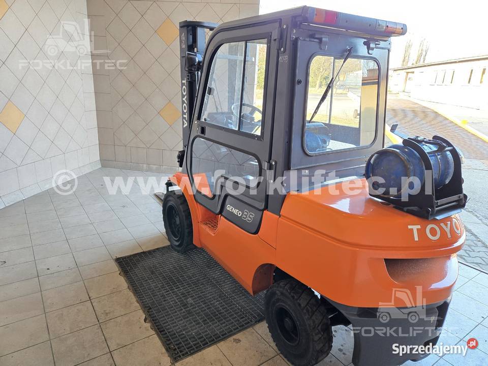 Wózek widłowy TOYOTA 7FGJF35 kabina 3500 TOYOTA Toyota Wózki widłowe Lędziny sprzedam