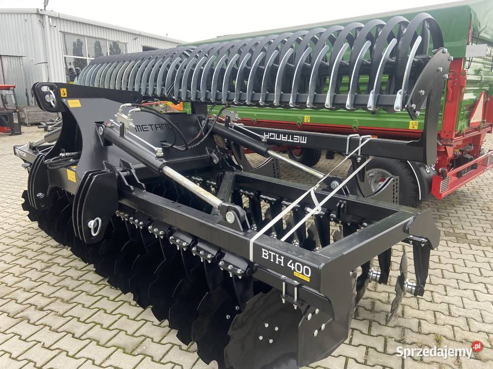 Brona talerzowa BTH400 z wałem daszkowym Maszyny uprawowe Opatówek