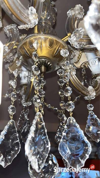 Żyrandol kryształowy Pięcioramienny Maria Teresa Gdańsk