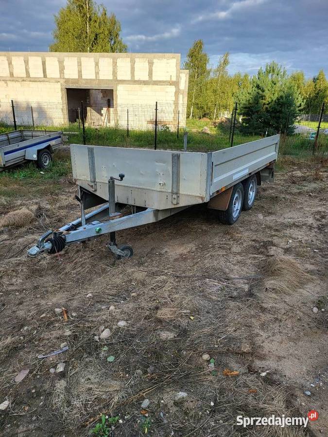 Przyczepka 2t 2osie dmc 2000 dwuosiowa Dąb Polski sprzedam