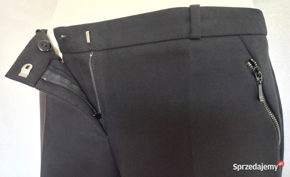 Spodnie czarne Damskie r 38 eleganckie Cygaretki sprzedam