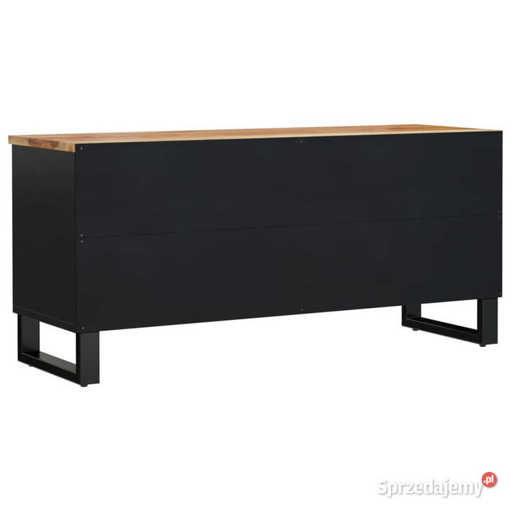Szafka RTV 100x33x46 akacja i materiał mazowieckie Warszawa
