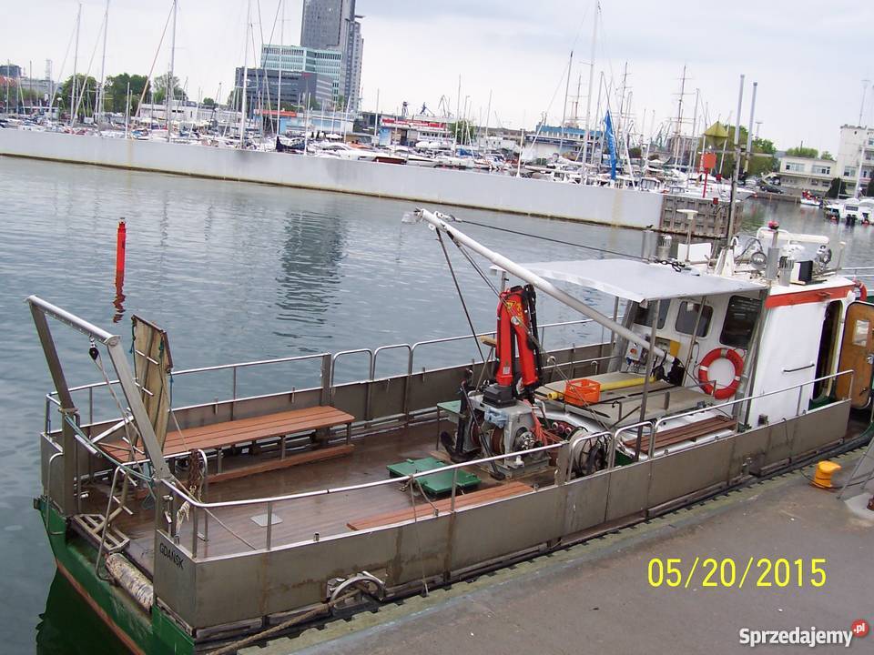Jacht komercyjny Kuter Łódź robocza Gdańsk sprzedam