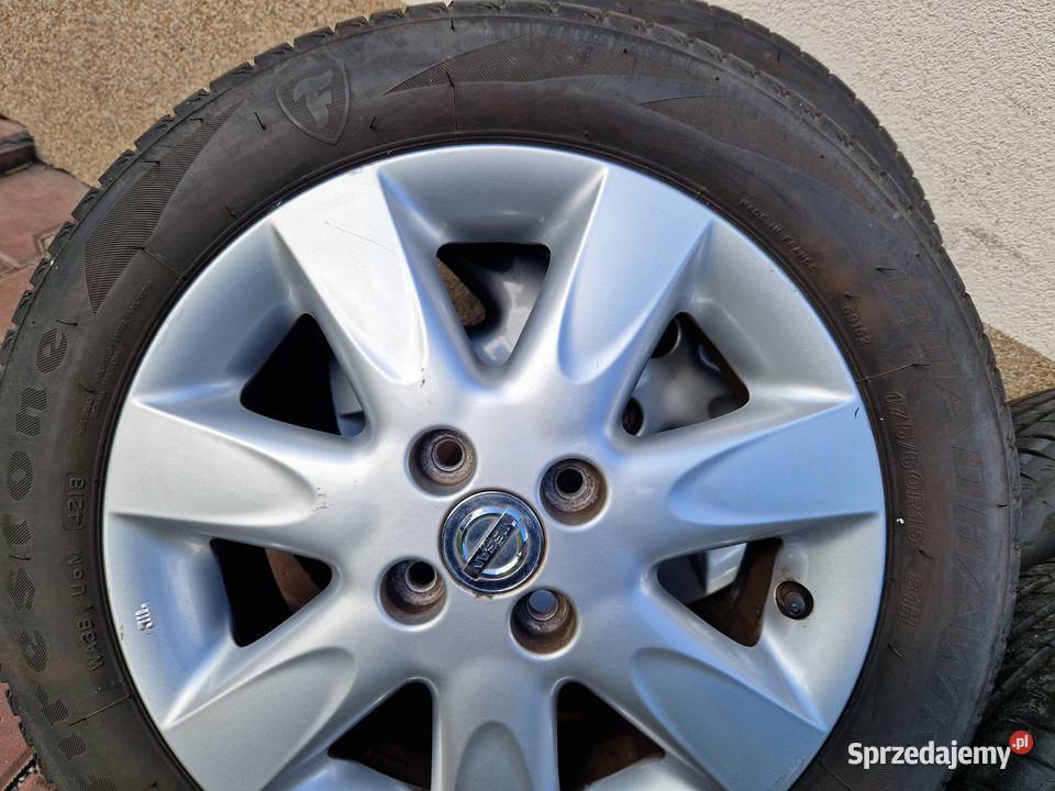 Felgi Koła Nissan Micra Note 15 4x100 ET50 Lato Pińczów