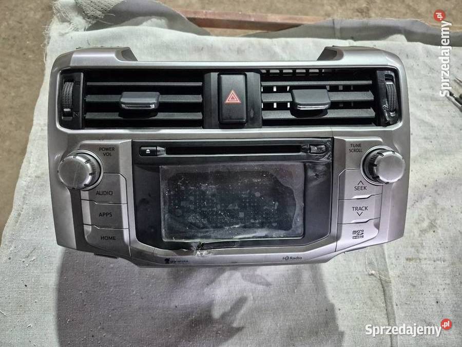 Radio panel do Toyota 4Runner 20142020 Rok produkcji 2018 Sprzęt audio fabryczny Warszew sprzedam