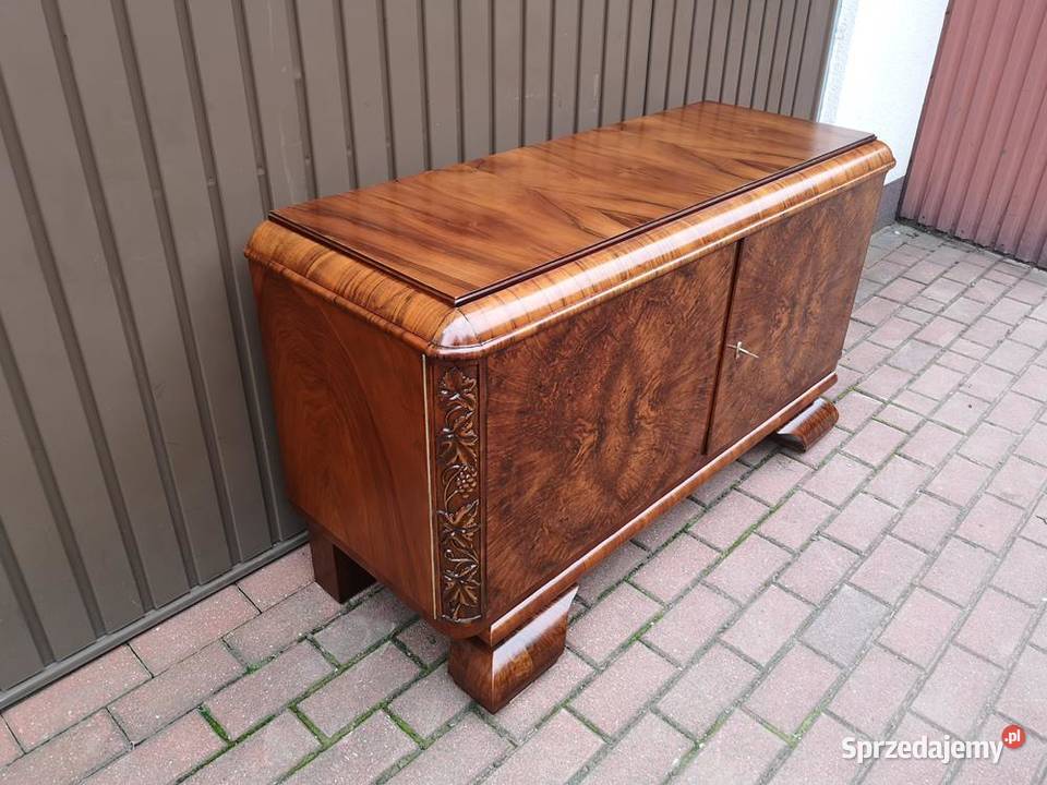 Komoda ARTDECO Orzech RTV Niska 127 Zgrabna Swarzędz sprzedam