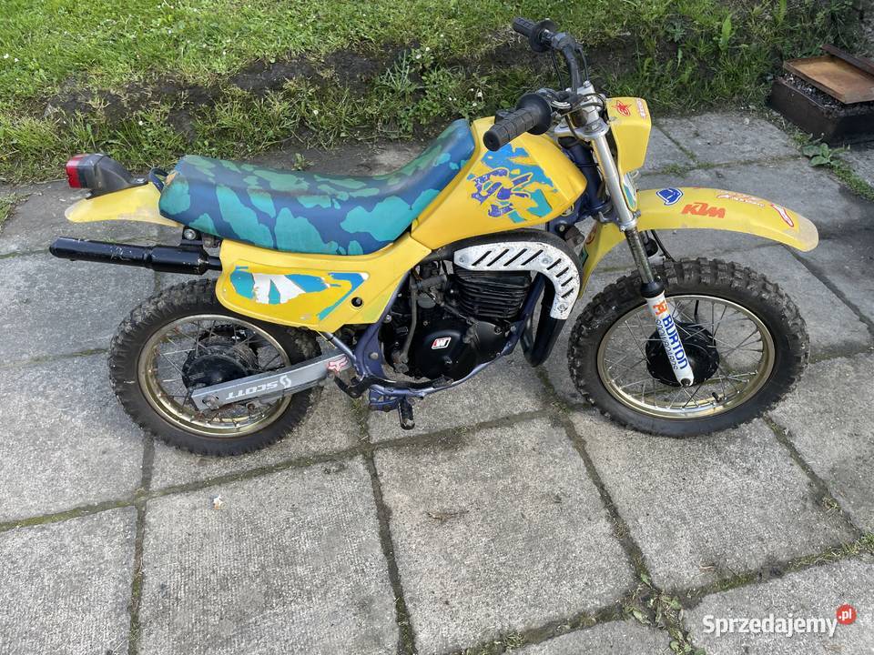 Suzuki ds80 cross uszkodzony śląskie Cieszyn sprzedam