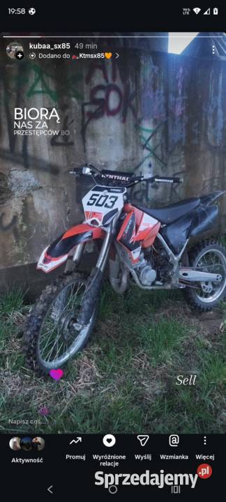 Sprzedam Ktm sx 85 2005 Cmolas
