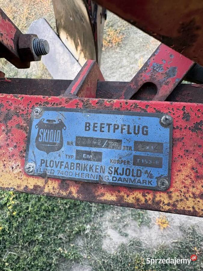 Pług Skjold 4 Skiby Kongskilde lubelskie Radecznica sprzedam