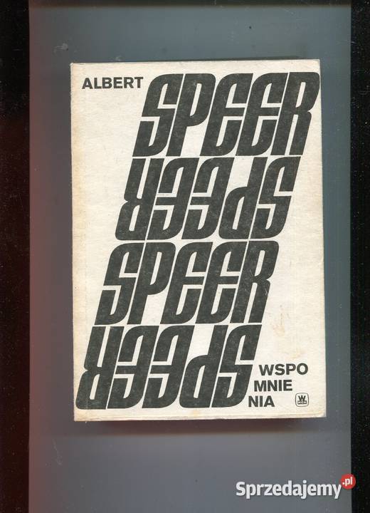 Wspomnienia Albert Speer Szczecin