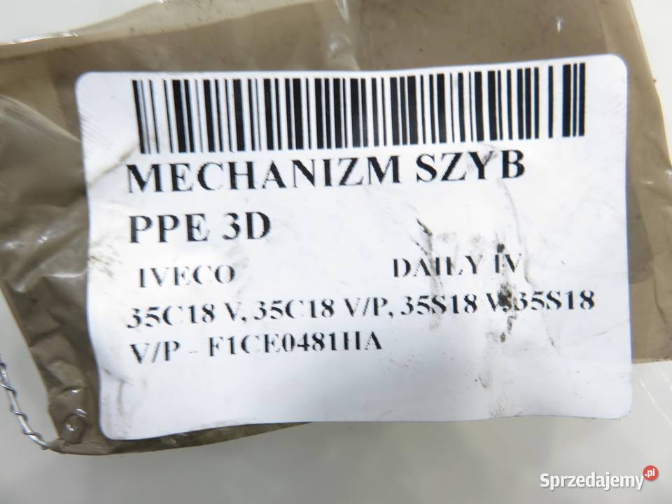 PODNOŚNIK SZYBY PRAWY 3D IVECO DAILY IV osobowe małopolskie sprzedam