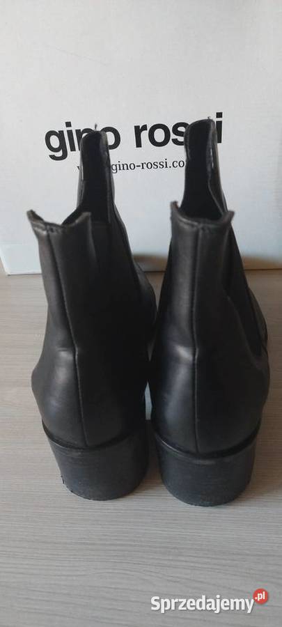 Buty damskie botki czarne Gino Rossi Lublin