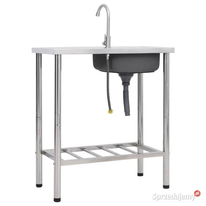Zlewozmywak kempingowy ze stali nierdzewnej Łódź