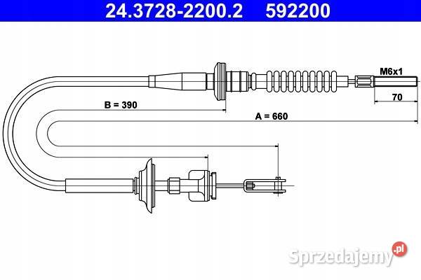 Linka sprzęgła Subaru Suzuki Części samochodowe