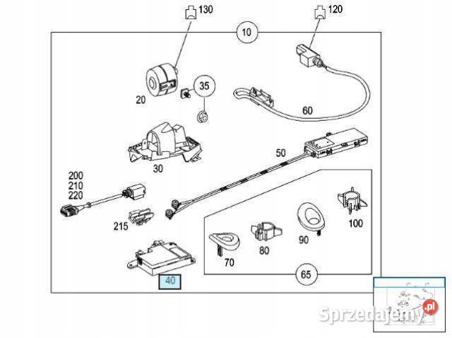 MODUŁ STEROWNIK ALARMU SMART FORFOUR ORYGINAŁ lubelskie