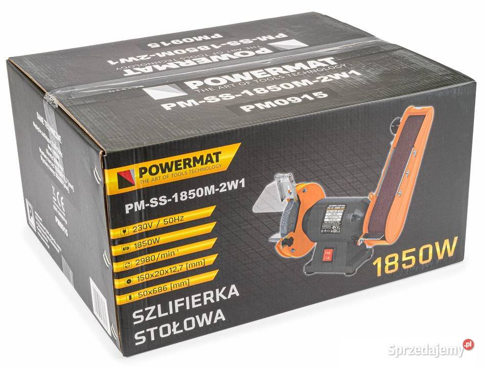 Szlifierka stołowa kamieniowa taśmowa 1850W sprzedam