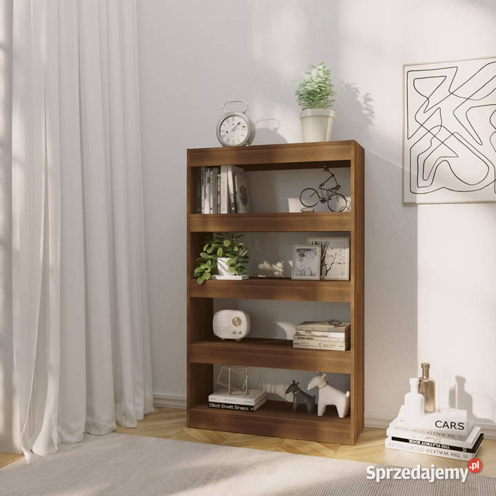 Regał na książkiprzegroda brązowy dąb 80x30x135 Warszawa