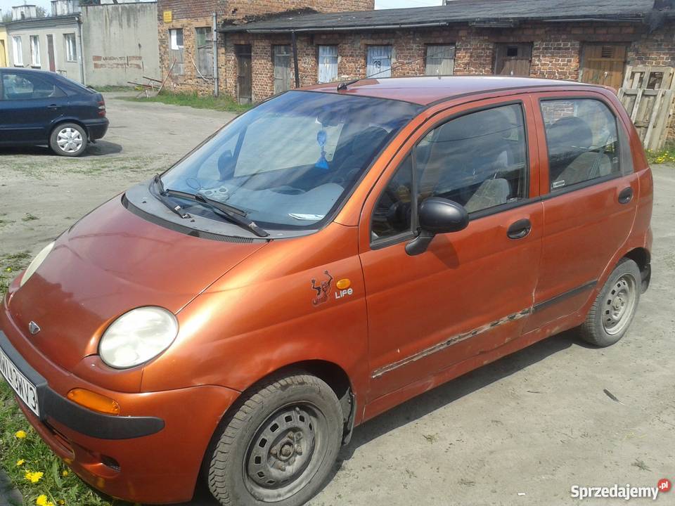 Sprzedam Daewoo Matiz 98r pomarańczowy łódzkie Zgierz