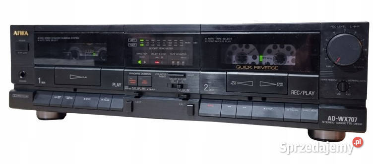 Magnetofon catette deck Aiwa ADWX707 AD WX 707 Międzychód