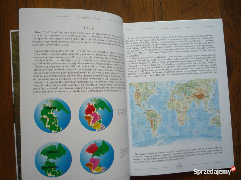 NOWA Geografia Świata Album E M Majcherczak Książki dla dzieci Szczecin
