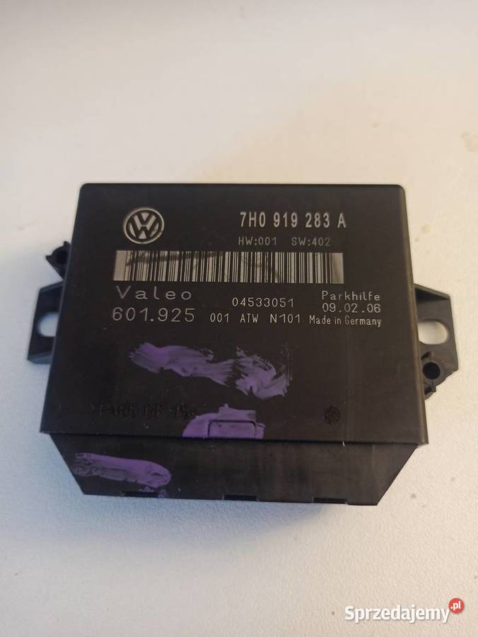 Moduł parkowania PDC VW T5 7H0919283A osobowe Wyposażenie wnętrza Bolesławiec