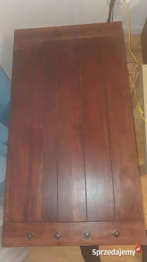 Ława drewniana stolik kawowy lite drewno Jysk Warszawa